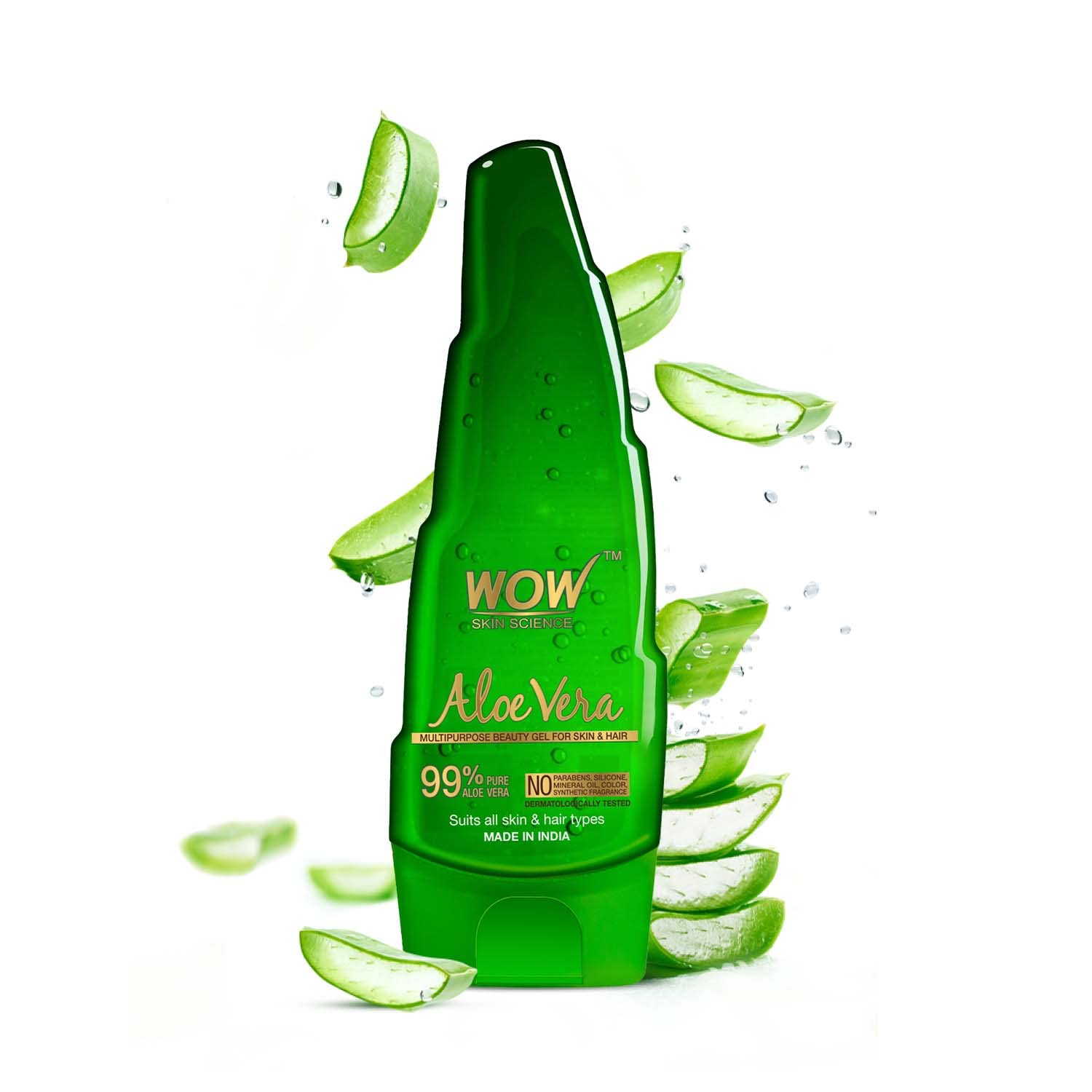 WOW Skin Science Aloe Vera Multipurpose Beauty Gel for Skin and Hair